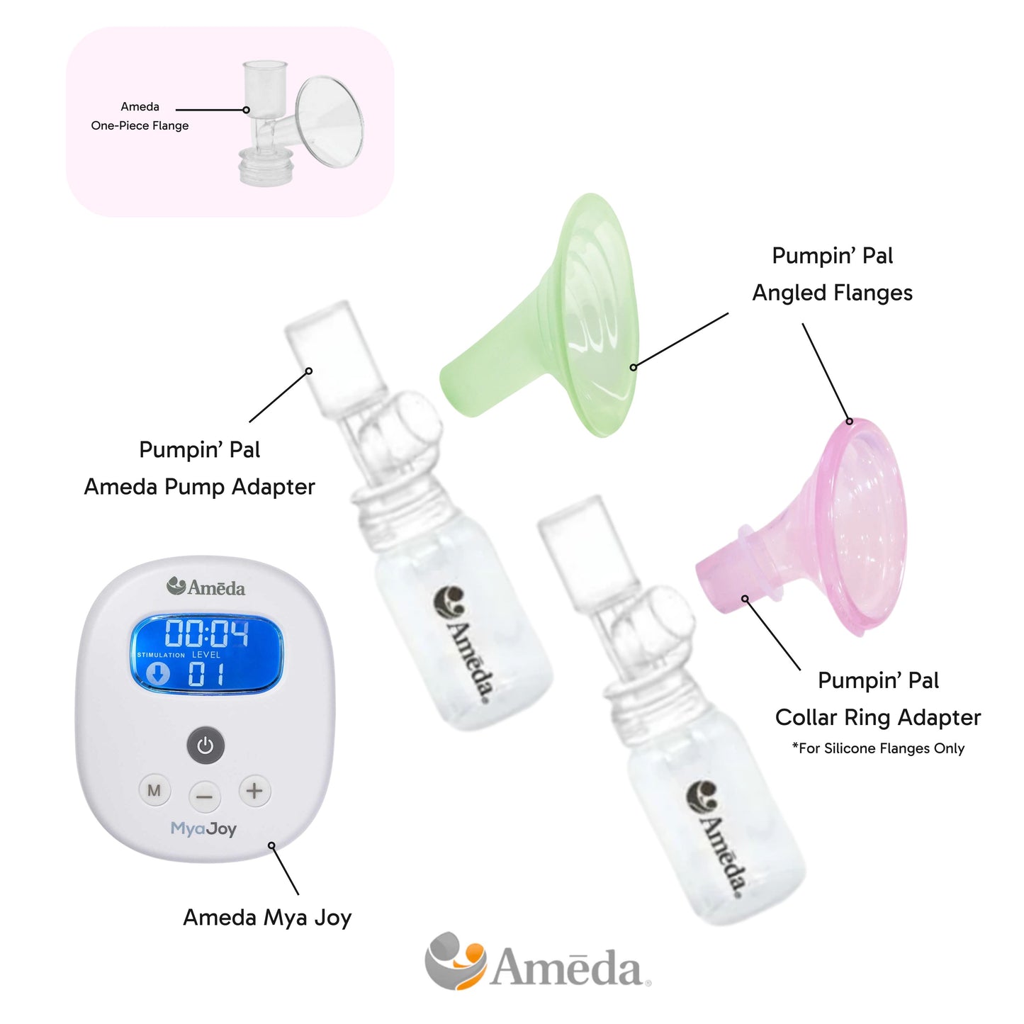 Adapters for Ameda Pumps