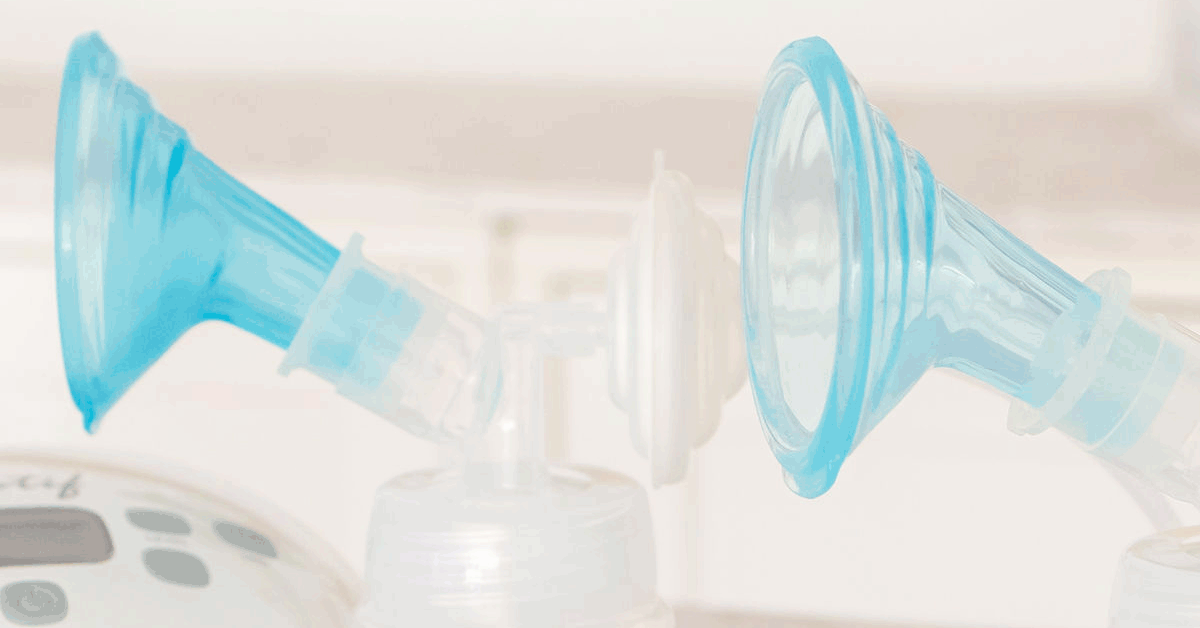 Pumpin' Pal angled silicone breast pump flanges
– Pumpin Pal