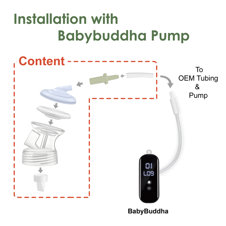 Adapter Kit for Baby Buddha Pumps, pair