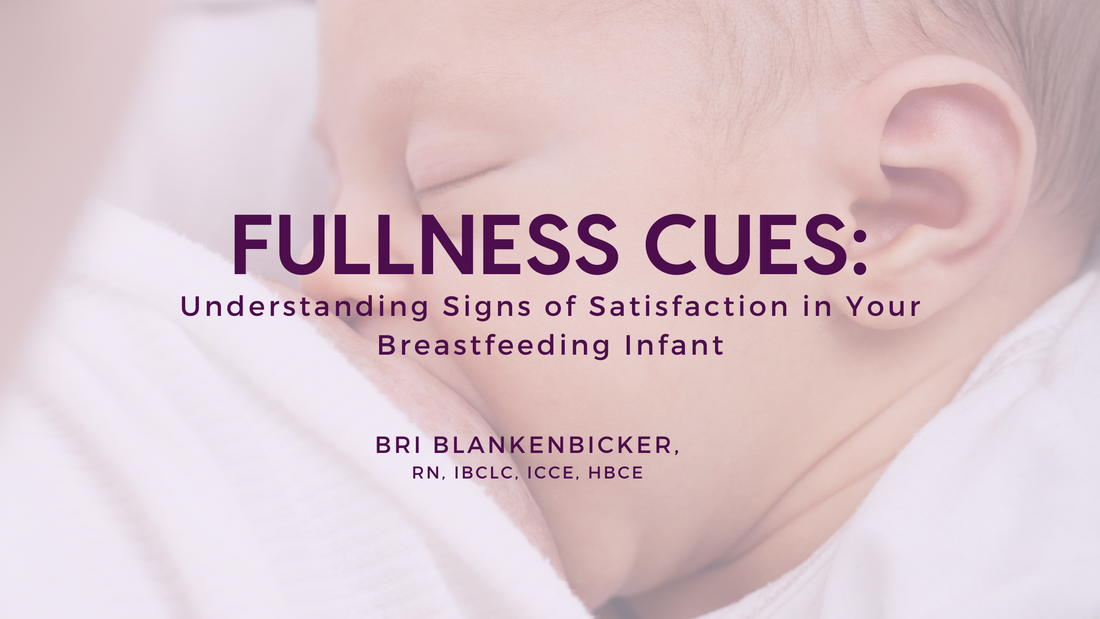 title image - signs that baby is full while breastfeeding|