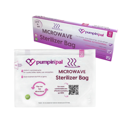 Pumpin' Pal Microwave Sterilizer Steam Bags — 10 Count