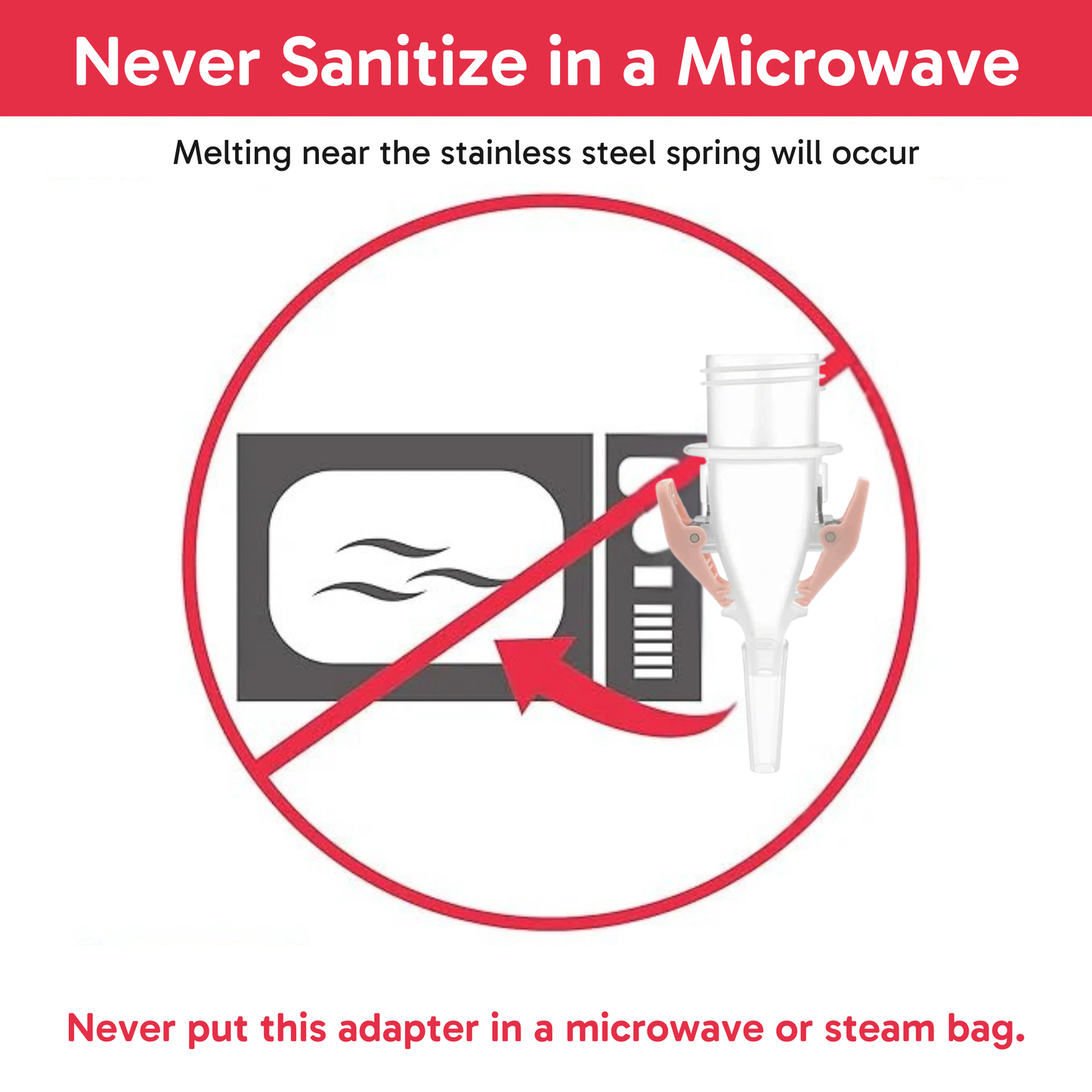 Milkbag Adapter — For Medela and Select Ameda Pumps