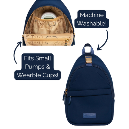 Allie Sling Pump Bag by Sarah Wells in Royal Blue