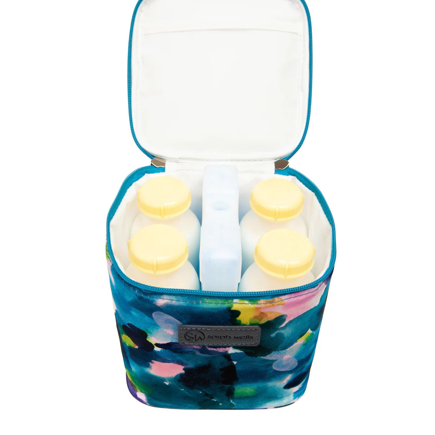 Sarah Wells Cold Gold Breastmilk Cooler Bag (Ice Pack Included) (Aquarelle)