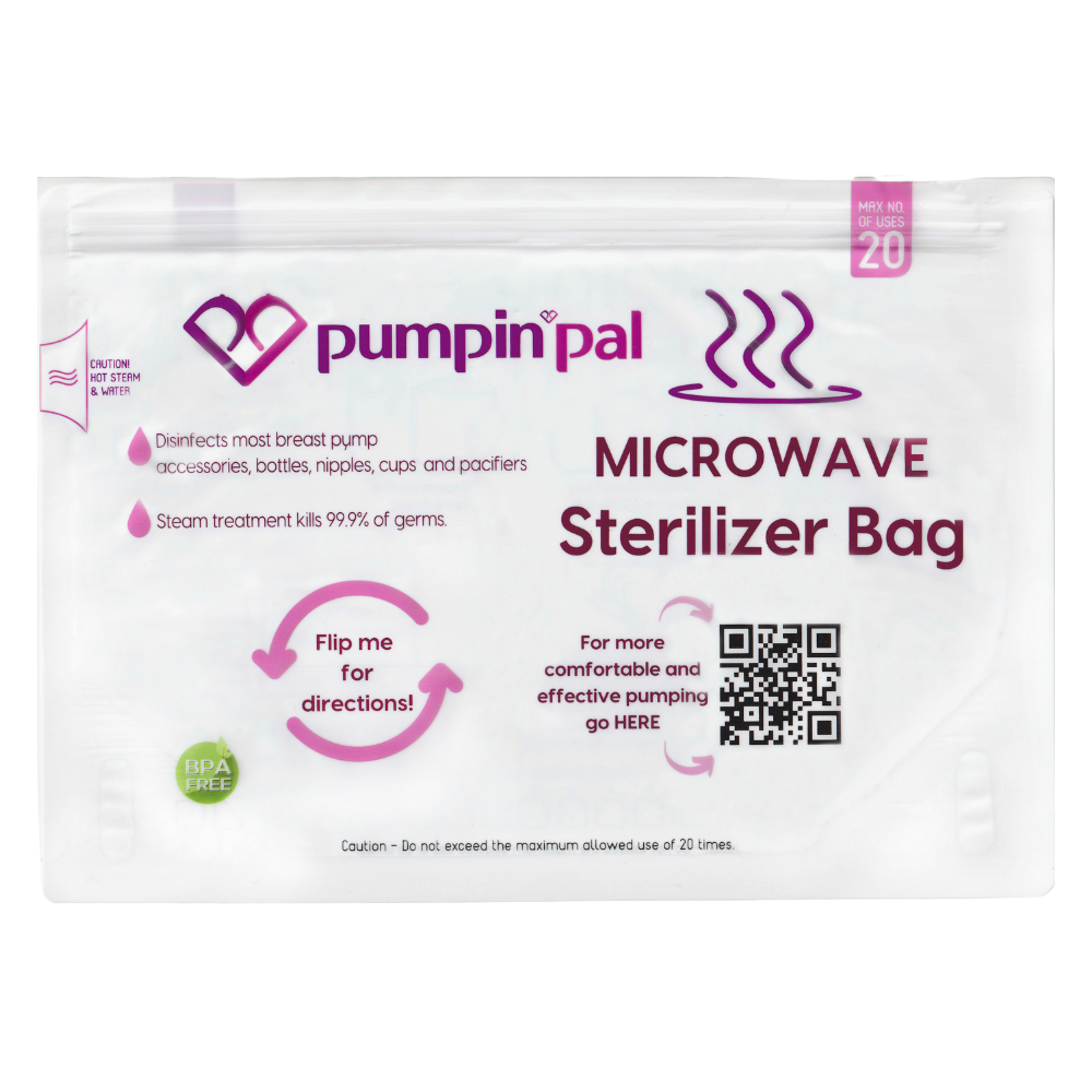 Pumpin' Pal Microwave Sterilizer Steam Bags — 10 Count