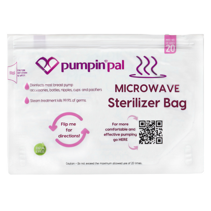 Pumpin' Pal Microwave Sterilizer Steam Bags — 10 Count