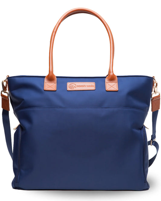 Sarah Wells Abby Breast Pump Tote (Navy)