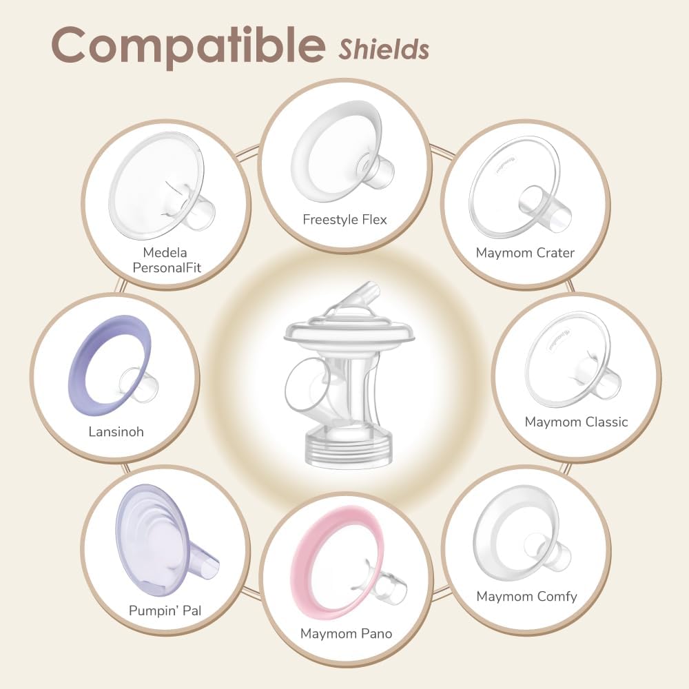 Maymom Brand Adapter Kit for Ardo Pumps, pair