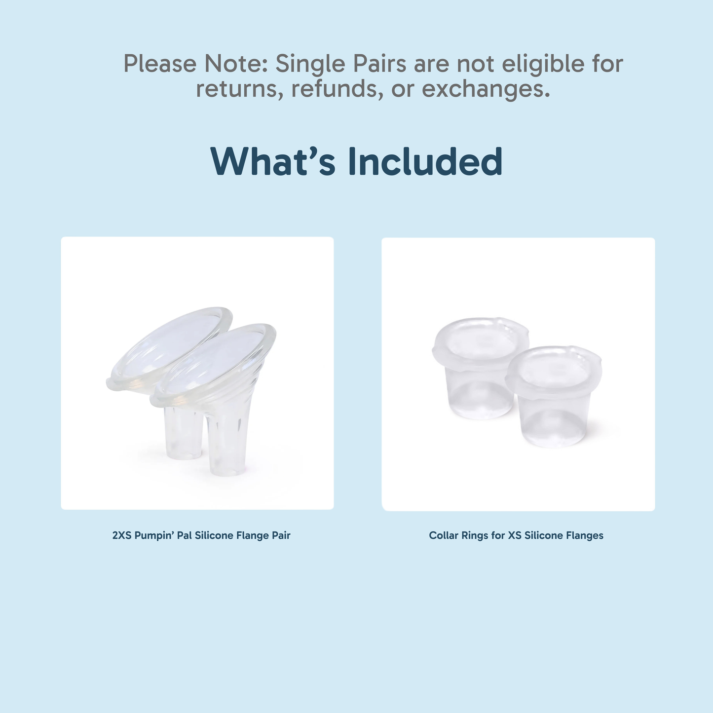 2XS Pumpin' Pal Angled Flanges, Single Pair