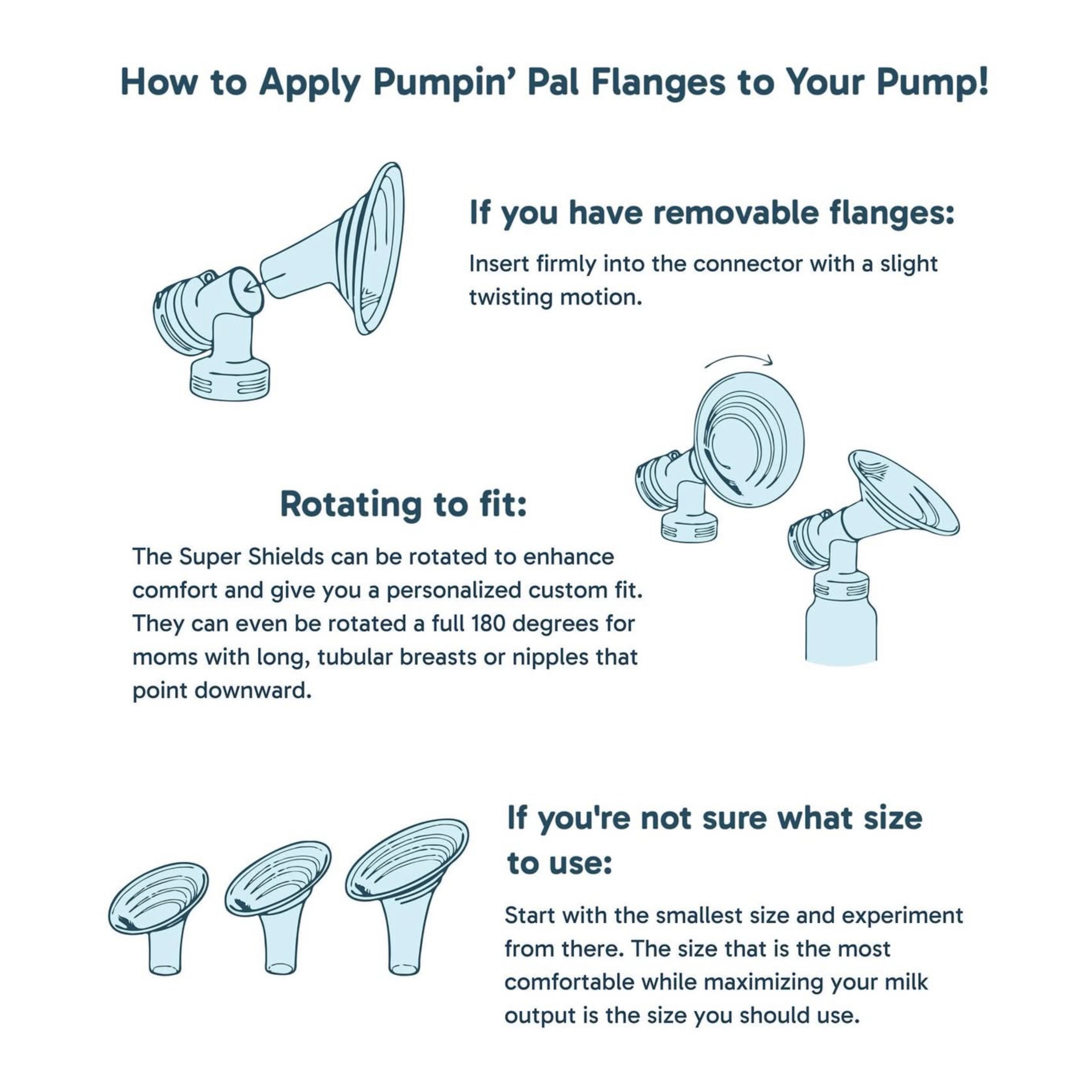 Pumpin’ Pal OptiFit Angled Flange Set – Pumpin Pal