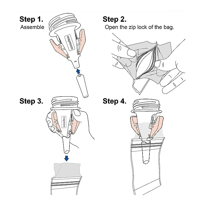 Milkbag Adapter — For Spectra and Avent Pumps